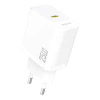 Dudao A27 25W GaN USB-C PD Schnellladegerät Weiß - MIZO.at