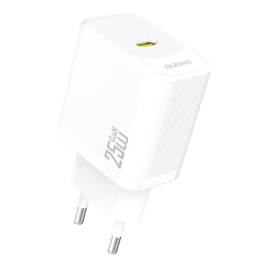 Dudao A27 25W GaN USB-C PD Schnellladegerät Weiß - MIZO.at