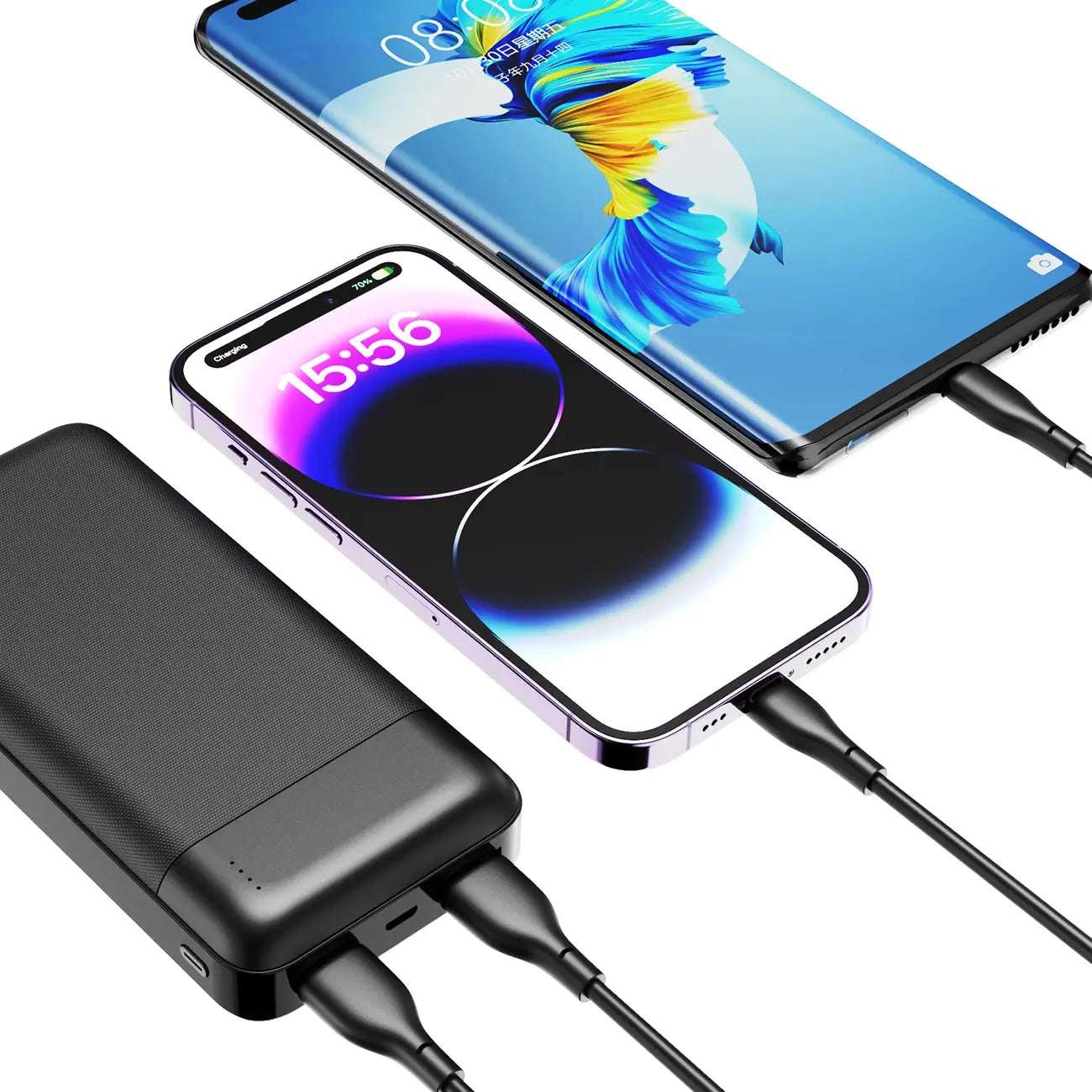 Dudao K18-1W Powerbank 10000mAh Black | Triple Port Charger