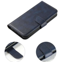 Samsung S24 Magnetic Wallet Case | Premium Flip Cover Blue - MIZO.at