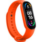 Ersatzarmband für Xiaomi Mi Band 5/6/7 | Orange, Silikon, Verstellbar - MIZO.at