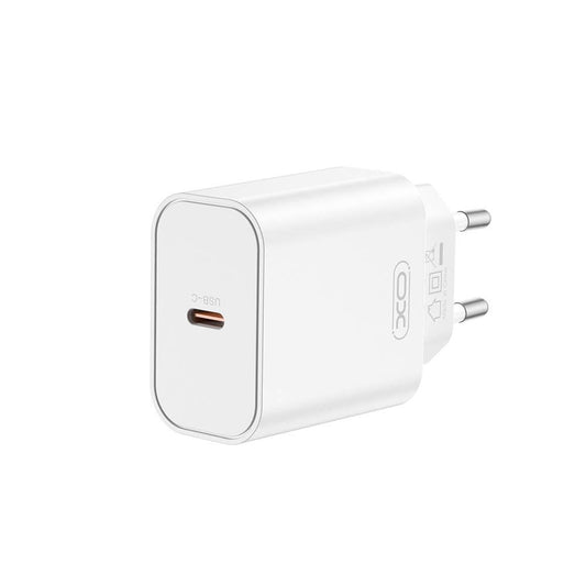 XO CE32 20W USB-C Ladegerät | PD 3.0 Fast Charging Adapter Weiß - MIZO.at