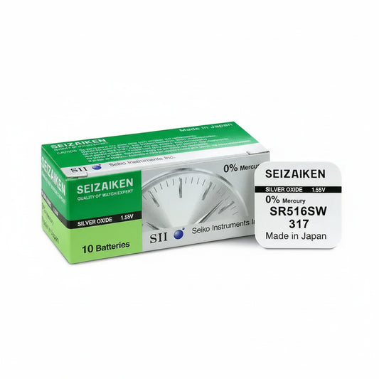 Seizaiken SEIKO 317 SR516SW Silberoxid Uhrbatterie - MIZO.at