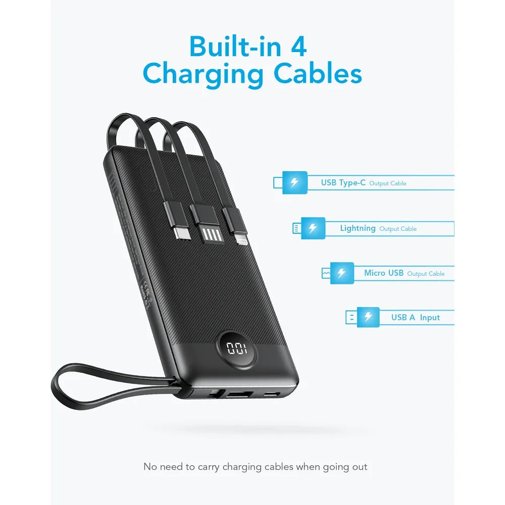VEGER C10 Power Bank | 10000mAh Multi-Port Charging - MIZO.at