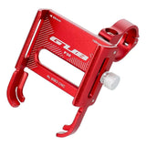 GUB P30 Handyhalterung Rot – Aluminium Fahrrad & E-Scooter Halter - MIZO.at