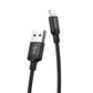 Hoco X14 Lightning Kabel 2 m – Schnellladen & Daten Schwarz - MIZO.at
