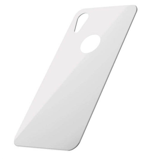iPhone XR Rückschutz Vollabdeckung Curved T-Glass – Weiß - MIZO.at