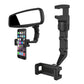 Auto Rückspiegel Smartphone-Halter Schwarz – Verstellbar Universal Befestigung - MIZO.at