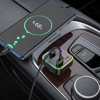 Hoco Auto-Ladegerät 30W QC 3.0 PD FM Transmitter E81 Schwarz - MIZO.at