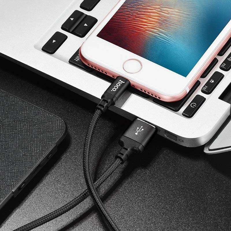 HOCO X14 Lightning Cable | 2M Fast Charging Data Cable Apple - MIZO.at
