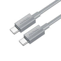 HOCO X107 Type-C to Type-C 60W Charging Cable – 1m Gray - MIZO.at