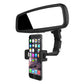 Auto Rückspiegel Smartphone-Halter Schwarz – Verstellbar Universal Befestigung - MIZO.at