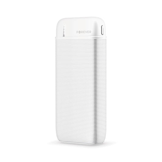 Forever TB-100M Power Bank 10000mAh Weiß | Slim Design & USB-C - MIZO.at