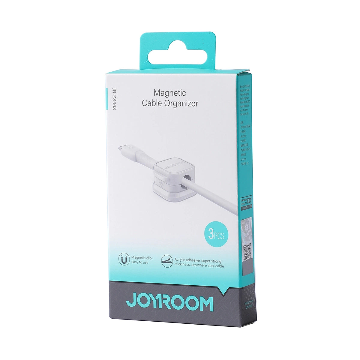 Joyroom JR-ZS368 Magnetic Cable Organizer | Tidy & Secure - MIZO.at