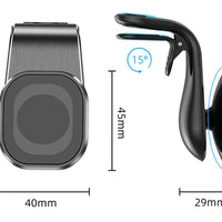 Magnetische KFZ-Handyhalterung Lüftung – Schwarz - MIZO.at