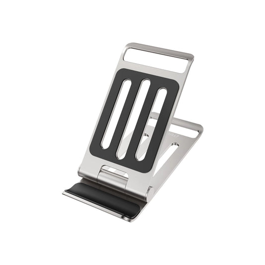 Dudao F14 Mobile Stand | Premium Foldable Silver Phone Holder - MIZO.at