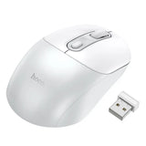 Hoco Wireless Maus 2,4GHz 1600 DPI GM28 Weiß-Grau - MIZO.at