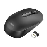 Hoco GM14 Platinum Maus Schwarz – 2.4G Wireless Kabellose Maus - MIZO.at