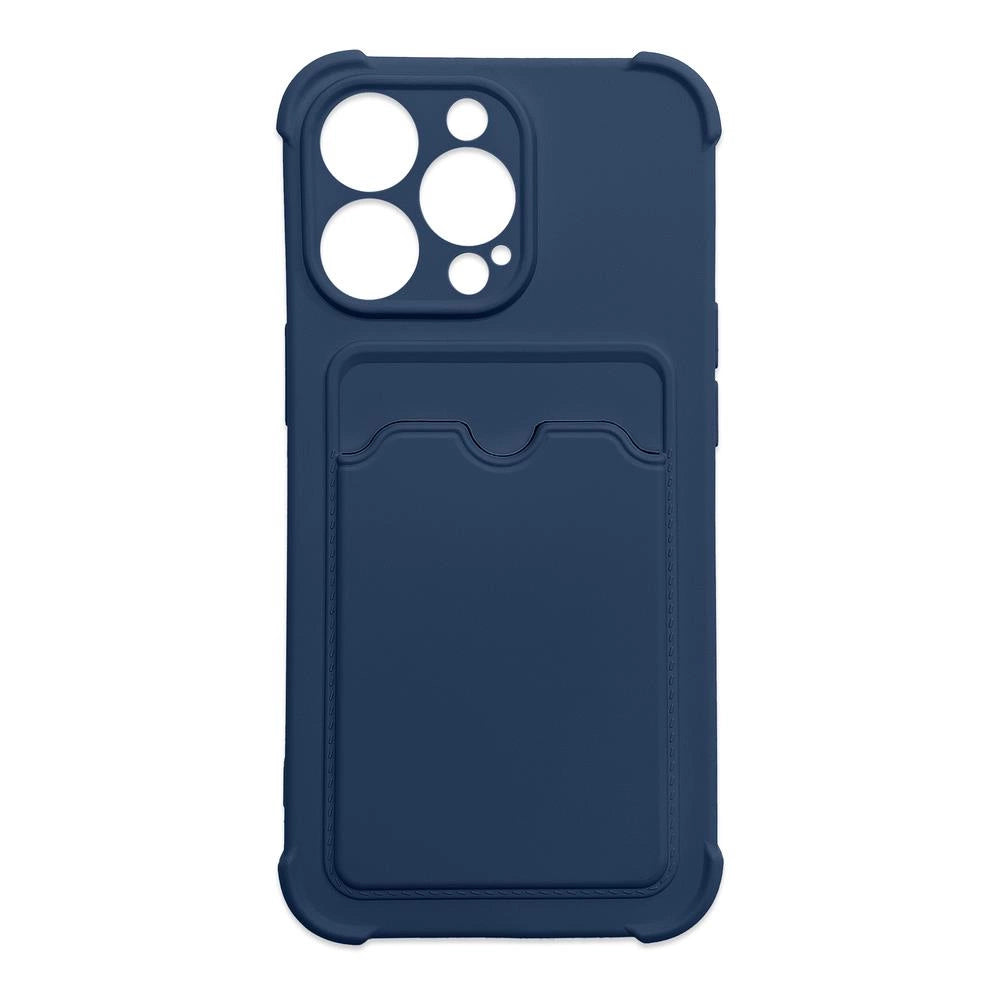 iPhone 13 Pro Max Card Wallet | Navy Blue Airbag Armor Case - MIZO.at