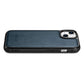 iPhone 14 Echtleder iCarer Case Blau – Öl-Wachs Premium Schutzcover - MIZO.at