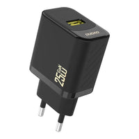 Dudao A27S 25W GaN USB-A Schnellladegerät Schwarz - MIZO.at