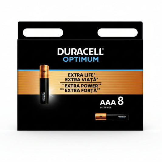 8er Pack Duracell Optimum AAA LR03 Alkaline Batterien 1,5 V - MIZO.at
