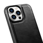 iPhone 14 iCarer Case Echtleder Blau – Öl-Wachs Schutzcover Premium - MIZO.at