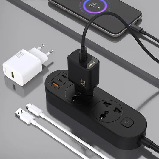 Dudao A27S 25W GaN USB-A Schnellladegerät Schwarz - MIZO.at