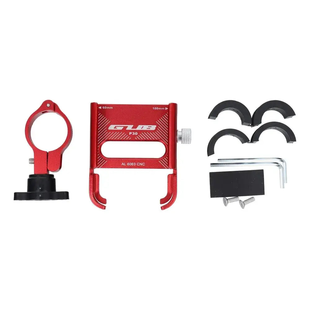 GUB P30 Bike Phone Holder | Aluminium Red - MIZO.at