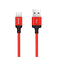 HOCO X14 USB C Cable | 2M Fast Charging Type-C Data Cable Red - MIZO.at