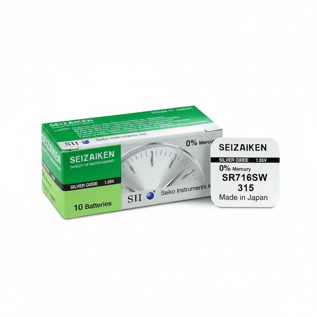 Seizaiken SEIKO 315 SR716SW Silberoxid Uhrbatterie - MIZO.at