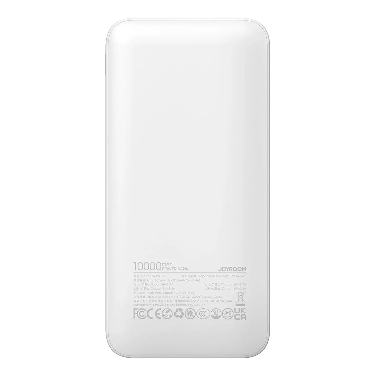 Joyroom JR-PBF12 Powerbank 10000mAh White | Dual USB + USB-C - MIZO.at