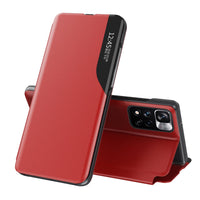 Xiaomi Redmi Note 11 Pro Eco Leather Case | Red Flip Cover Stand - MIZO.at