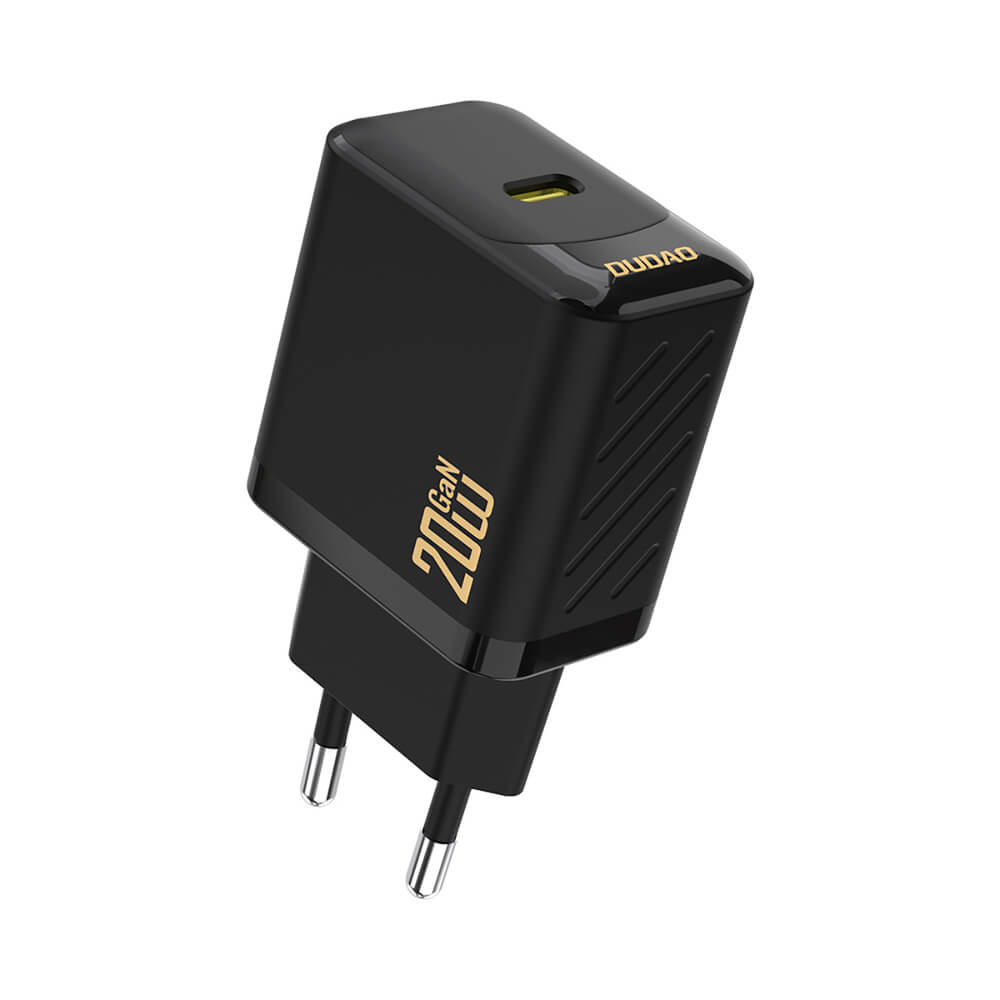 Dudao A26 20W GaN USB-C PD Schnellladegerät Schwarz - MIZO.at
