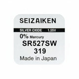 Seizaiken SEIKO 319 SR527SW Silberoxid Uhrbatterie - MIZO.at