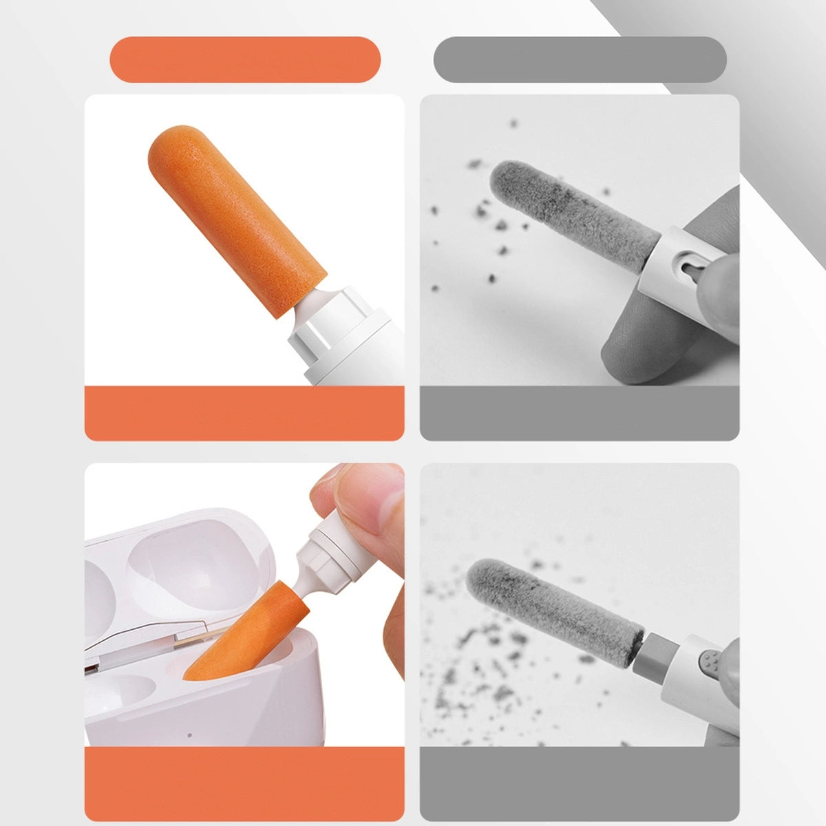 Baseus Headphone Cleaning Brush | Premium White Maintenance Tool - MIZO.at
