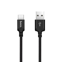 HOCO X14 USB C Cable | 2M Fast Charging Type-C Data Cable Black - MIZO.at