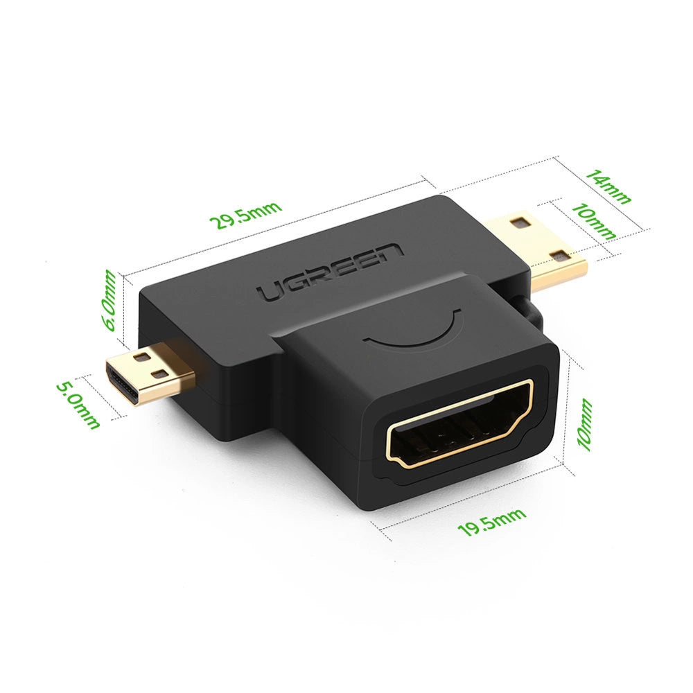 UGREEN HDMI to Mini/Micro HDMI Adapter | 2-in-1 Converter - MIZO.at