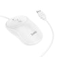 Hoco GM13 Esteem Maus Weiß – Kabelgebundene USB Maus mit 4D Tasten - MIZO.at