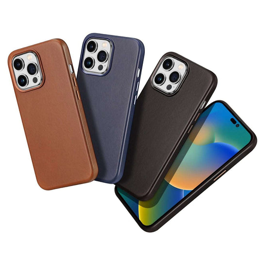 Dux Ducis MagSafe Leder Case – iPhone 14 Pro Max Braun Schutzcover - MIZO.at