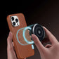 Dux Ducis MagSafe Leder Case – iPhone 14 Pro Max Braun Schutzcover - MIZO.at