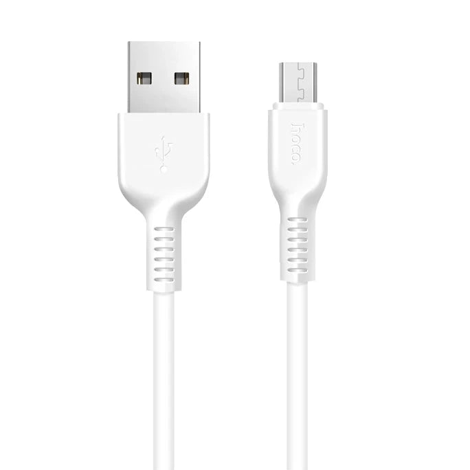 HOCO X20 Micro USB Cable | 1M Fast Charging Data Cable White - MIZO.at