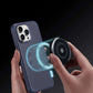 iPhone 14 Pro Max MagSafe Case – Dux Ducis Blau Leder Schutzcover - MIZO.at