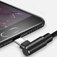 USB-C Winkel-Ladekabel QC 1 m – Nylon Geflochten Mehrfarbig - MIZO.at