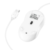 HOCO GM13 Esteem Mouse | White Wired USB Mouse with 4D Buttons - MIZO.at