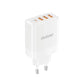 Dudao A5HEU 4-Port Wandladegerät 20W USB-C PD 3x USB-A Weiß - MIZO.at