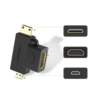 UGREEN HDMI to Mini/Micro HDMI Adapter | 2-in-1 Converter - MIZO.at