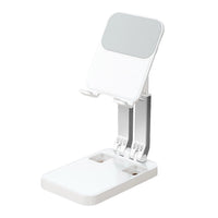 Adjustable Tablet & Phone Stand | Foldable White Device Holder - MIZO.at