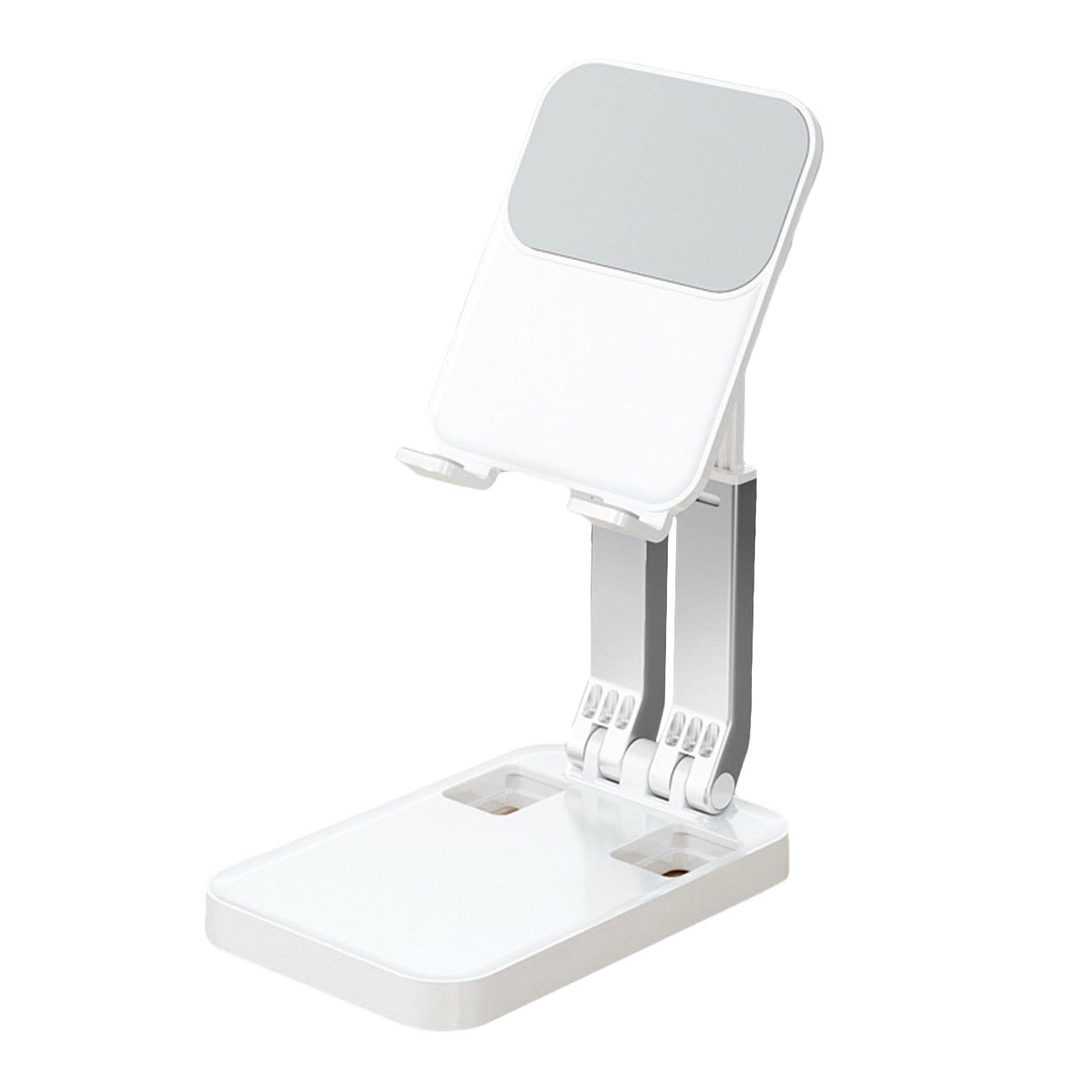 Adjustable Tablet & Phone Stand | Foldable White Device Holder - MIZO.at