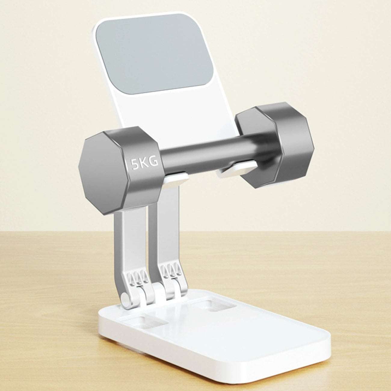 Adjustable Tablet & Phone Stand | Foldable White Device Holder - MIZO.at